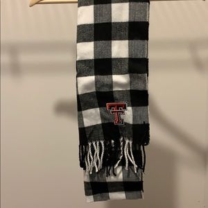 NWOT NEVER WORN wool Texas Tech scarf